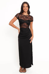 McKayla Midi Dress Black