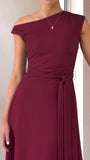 Gemma Maxi Dress Burgundy