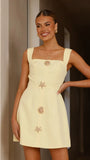 Hallie Mini Dress Yellow