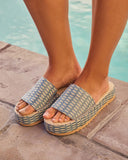 Ashlen Raffia Platform Sandals