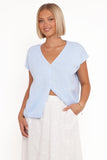 Mariana Knit Vest Pale Blue