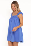 Helia Mini Dress Cobalt Blue