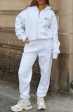 Cant Miss It Sweatpants Grey Marle Rose Gold