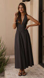 Skye Maxi Dress Steel Grey