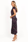 Lisbeth Midi Dress Midnight Floral