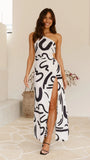 Cove Maxi Dress Sand Black York