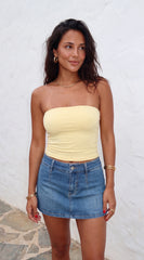 Arlie Tube Top Light Yellow