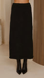 Cohen Knit Midi Skirt Black