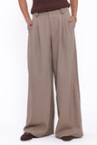 Kathryn Wide Leg Pant Beige