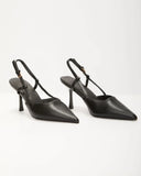 Isabel Pointed Toe Slingback Heels