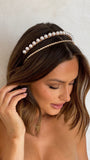 Sinclair Headpiece Gold Pearl