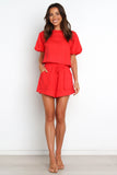 Chelsey Linen Set Red