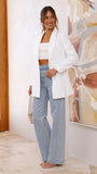 Hada Blazer White