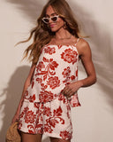 Jennah Floral Square Neckline Tank