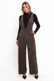 Yvettie Jumpsuit Brown