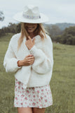 Albertine Cardigan White