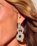 Snow Babe Embellished Chain Earrings