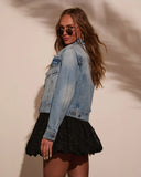 Blue Jean Baby Distressed Denim Jacket