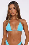 Golden Hour Bikini Top Aquamarine