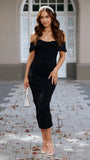 Holly Midi Dress Black