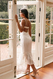 Posedly Midi Dress Cream