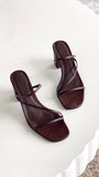 Yazmin Heel Chocolate