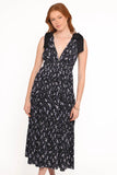 Adeline Maxi Dress Black Floral