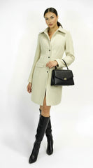 Align Tailored Front Button Peacoat Cream