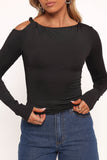 Darma Long Sleeve Top Black
