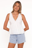 Aminta Top White