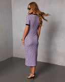 Gentle Glow Bodycon Knit Midi Dress