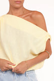 Zara Top Butter Yellow