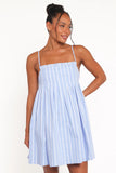 Cole Mini Dress Blue Stripe