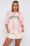 Lets Just Leave Oversized Jersey Pink Cream