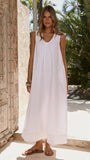 Rohan Maxi Dress White
