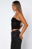 To My Heart Lace Bustier Noir
