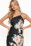 Anika Maxi Dress Black Floral