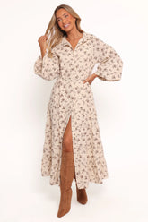 Lincoln Long Sleeve Maxi Dress Floral