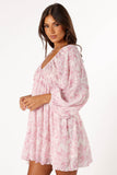 Paris Long Sleeve Dress Pink