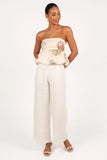 Aurelie Strapless Top Native Flora