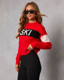Ski Mode Graphic Knit Sweater
