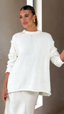 Delvine Knit Jumper Cream