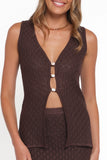 Asplie Knit Top Espresso