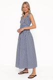 Kirrilee Maxi Dress Blue Stripe