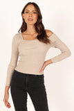 Aleena Knit Top Oatmeal
