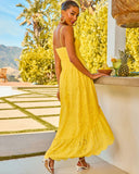 Glow Together Corset Cotton Eyelet Maxi Dress