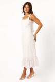 Meadow Lace Midi Dress Ivory