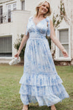 Fionna Maxi Dress Blue Floral