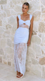 Zurina Maxi Dress Blue