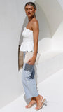 Always Mine Crop Top White